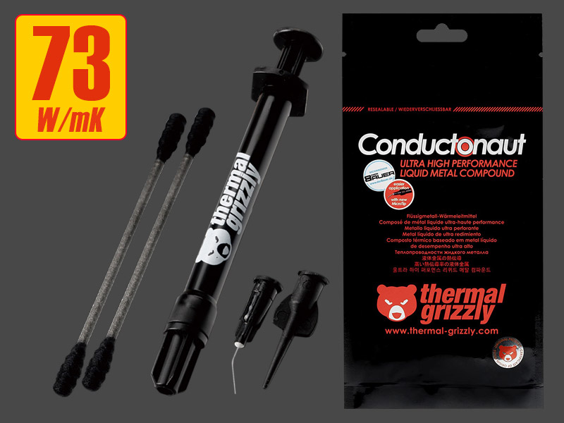 Metal Liquido Thermal Grizzly Conductonaut 1g 73 W/mk